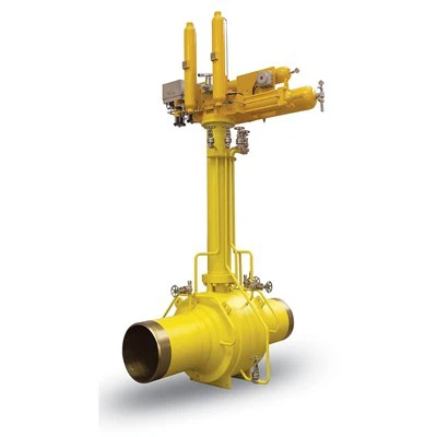 Повністю зварений кульовий кран з 2 частин